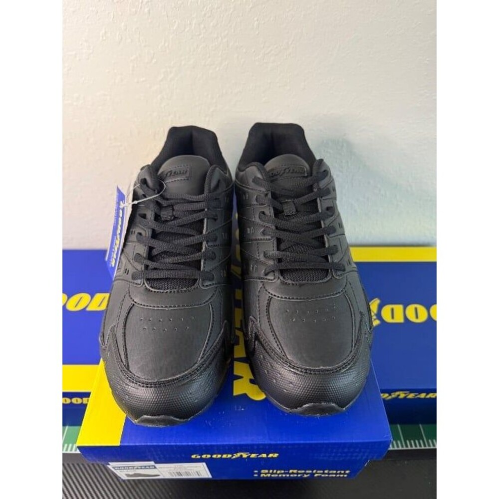 Goodyear Men’s Slip-Resistant Athletic Work Shoe Sneakers Size 12 Wide (One Pair